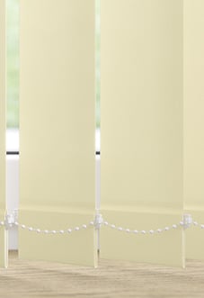 Roma, Warm Cream - Vertical Blind Slats